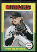 2024 Topps Heritage #136 Ryan Weathers