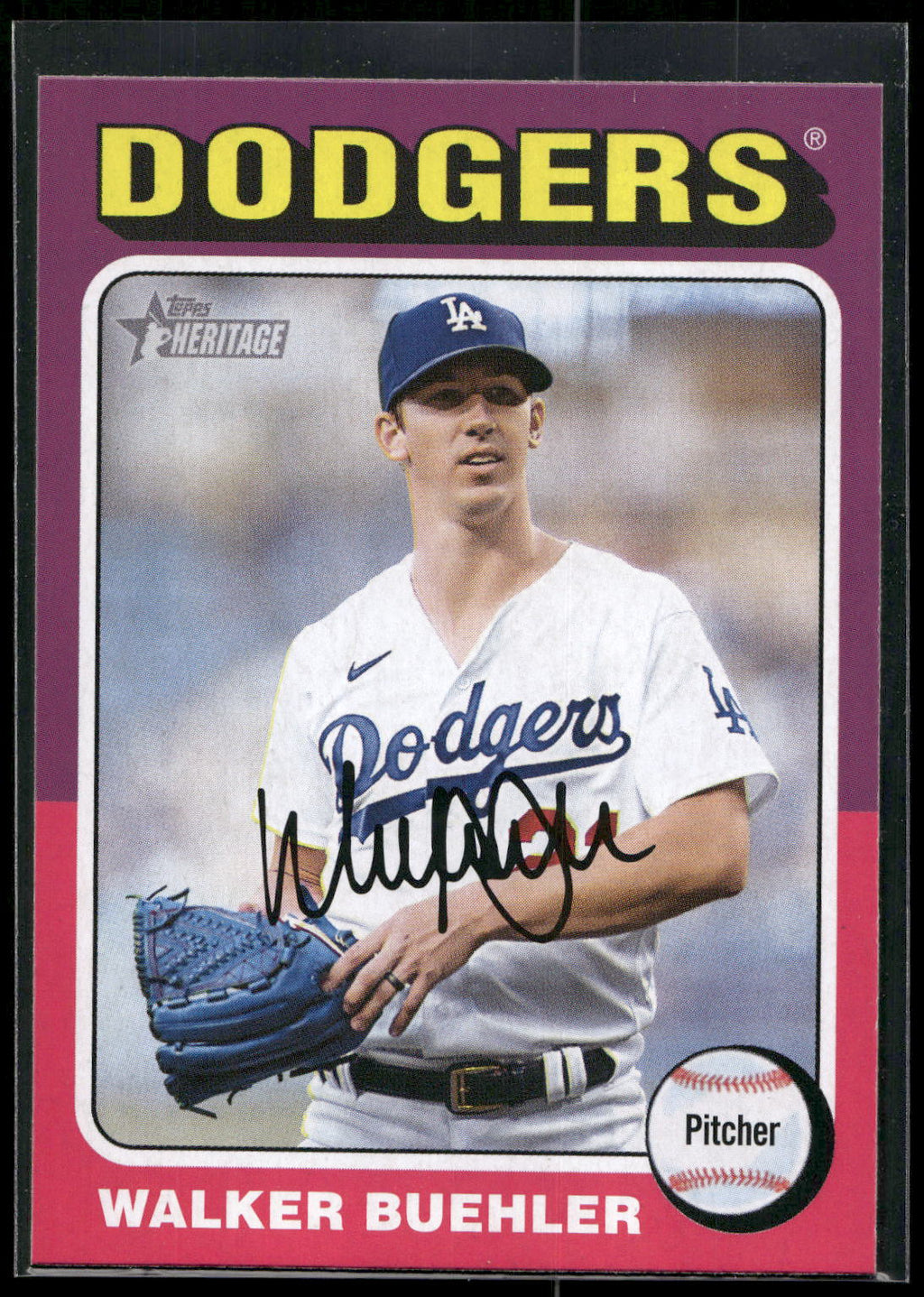 2024 Topps Heritage #363 Walker Buehler