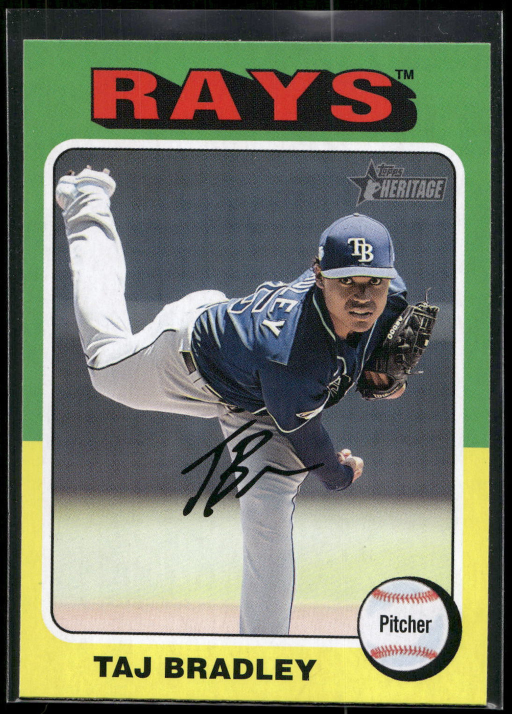 2024 Topps Heritage #141 Taj Bradley