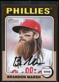 2024 Topps Heritage #414 Brandon Marsh