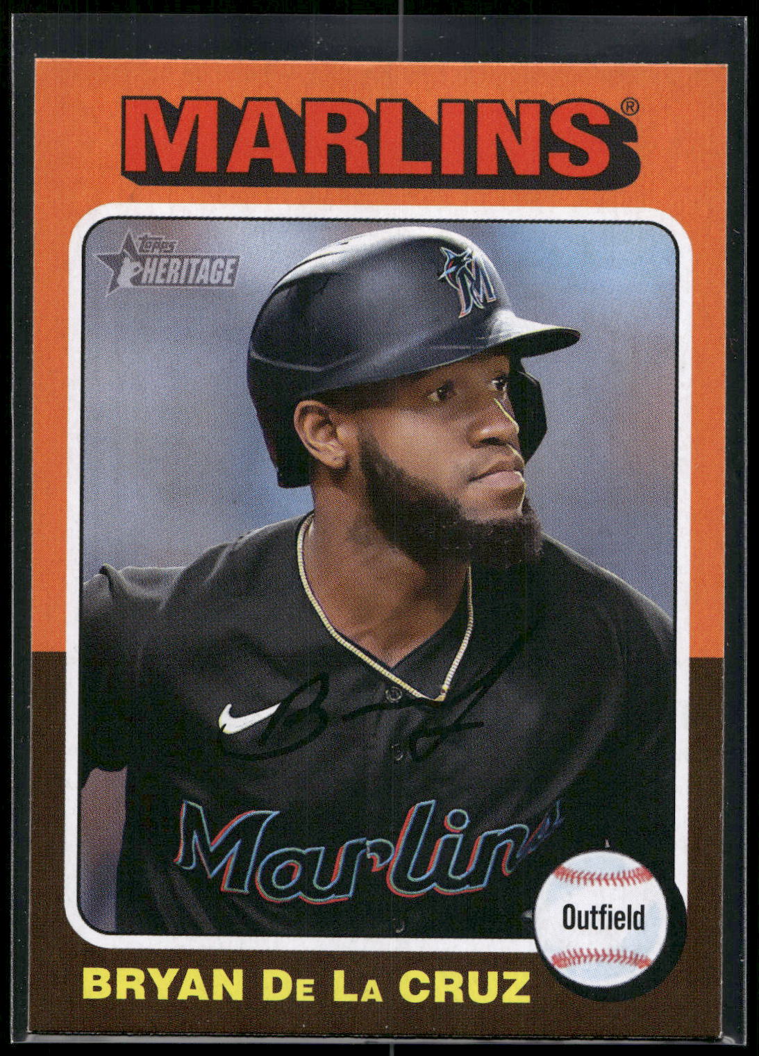 2024 Topps Heritage #483 Bryan De La Cruz
