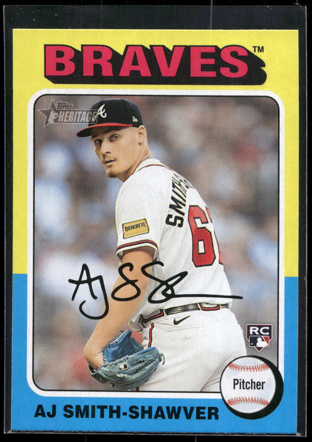 2024 Topps Heritage #114 AJ Smith-Shawver
