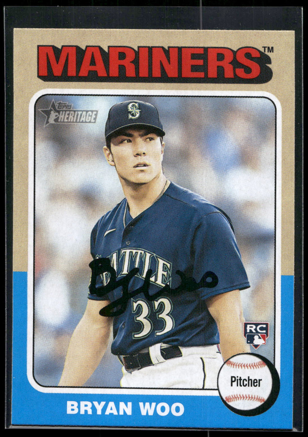 2024 Topps Heritage #245 Bryan Woo
