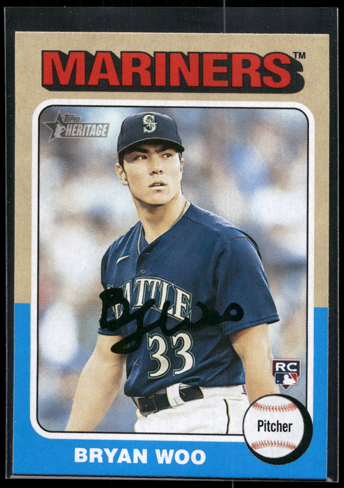 2024 Topps Heritage #245 Bryan Woo