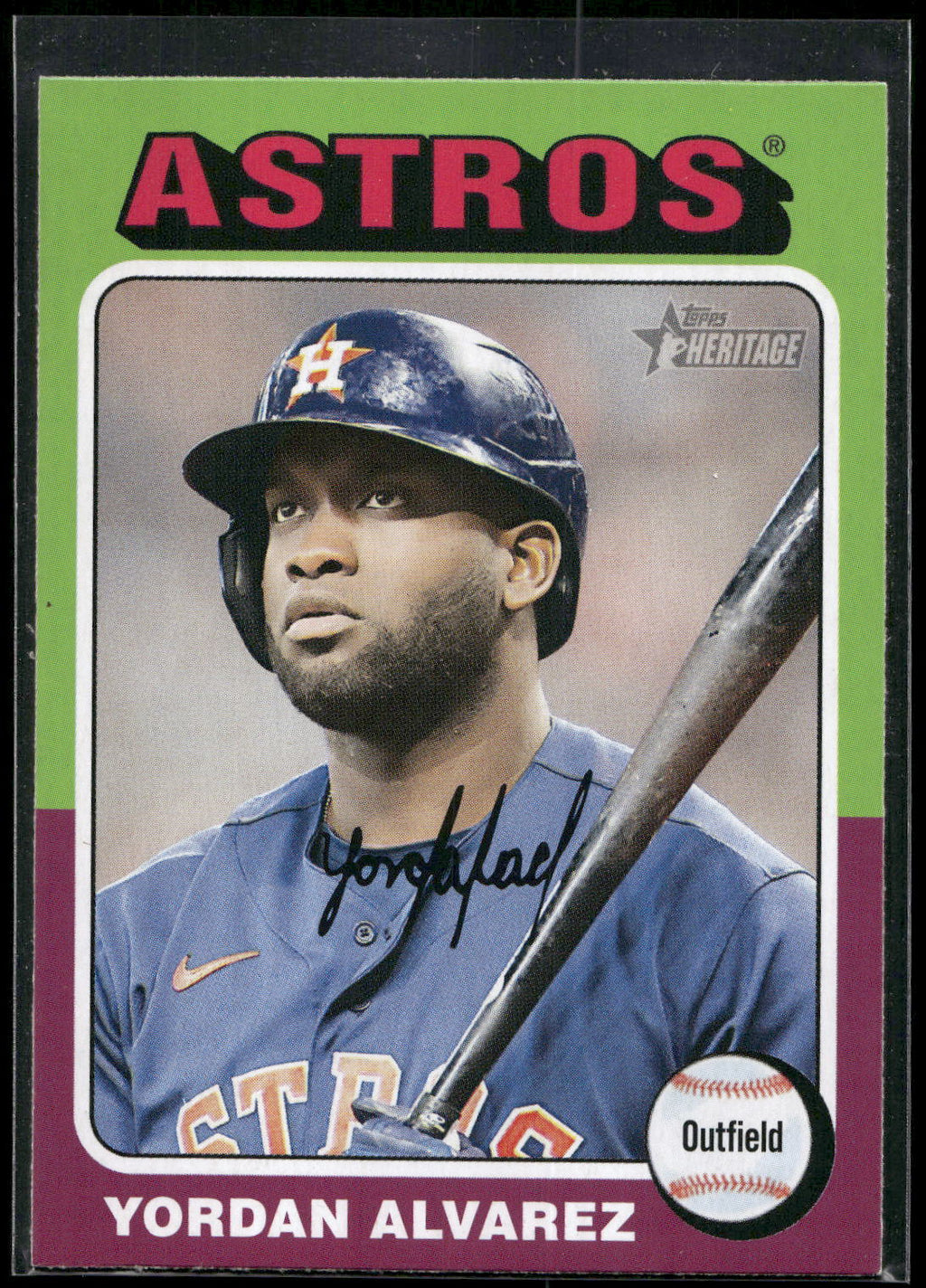 2024 Topps Heritage #297 Yordan Alvarez