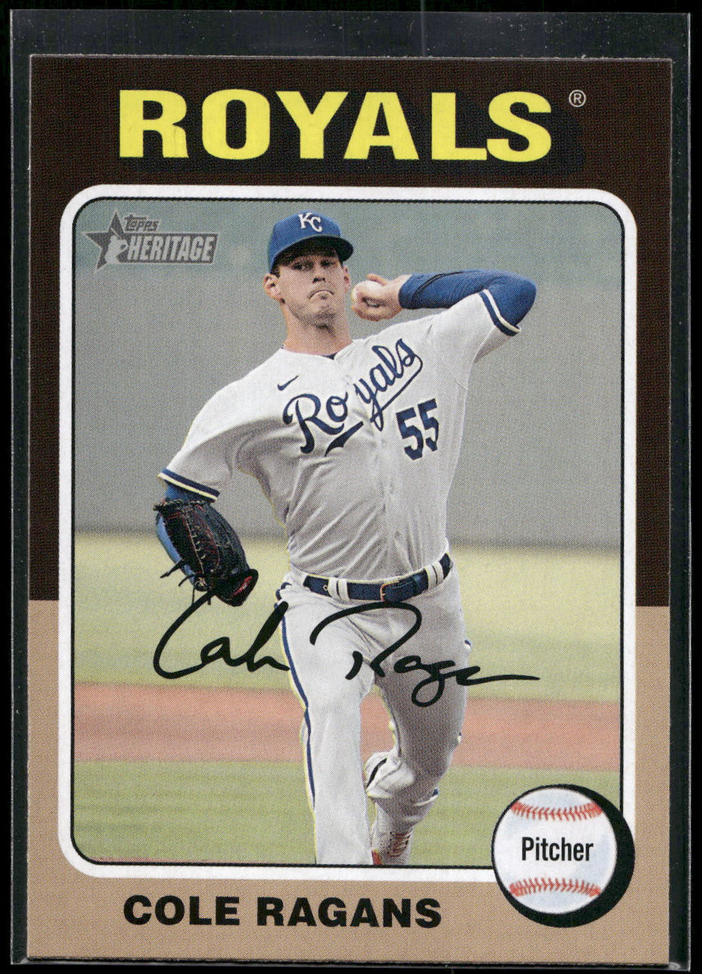 2024 Topps Heritage #120 Cole Ragans