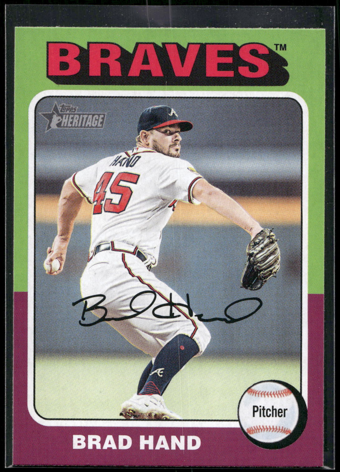 2024 Topps Heritage #361 Brad Hand