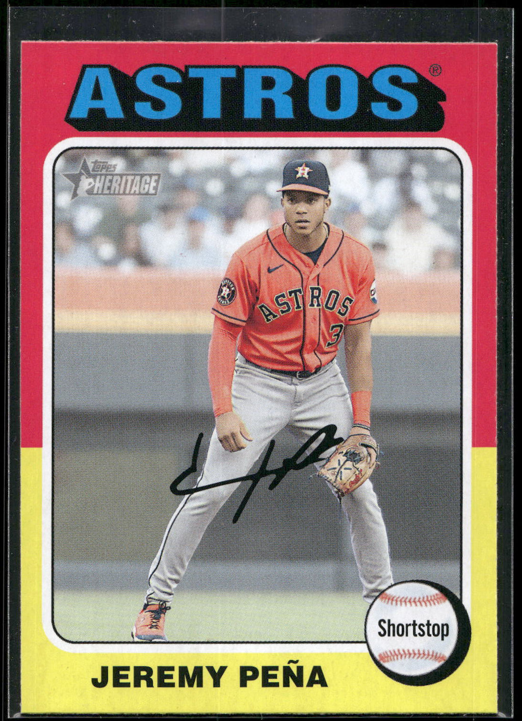 2024 Topps Heritage #305 Jeremy Peña