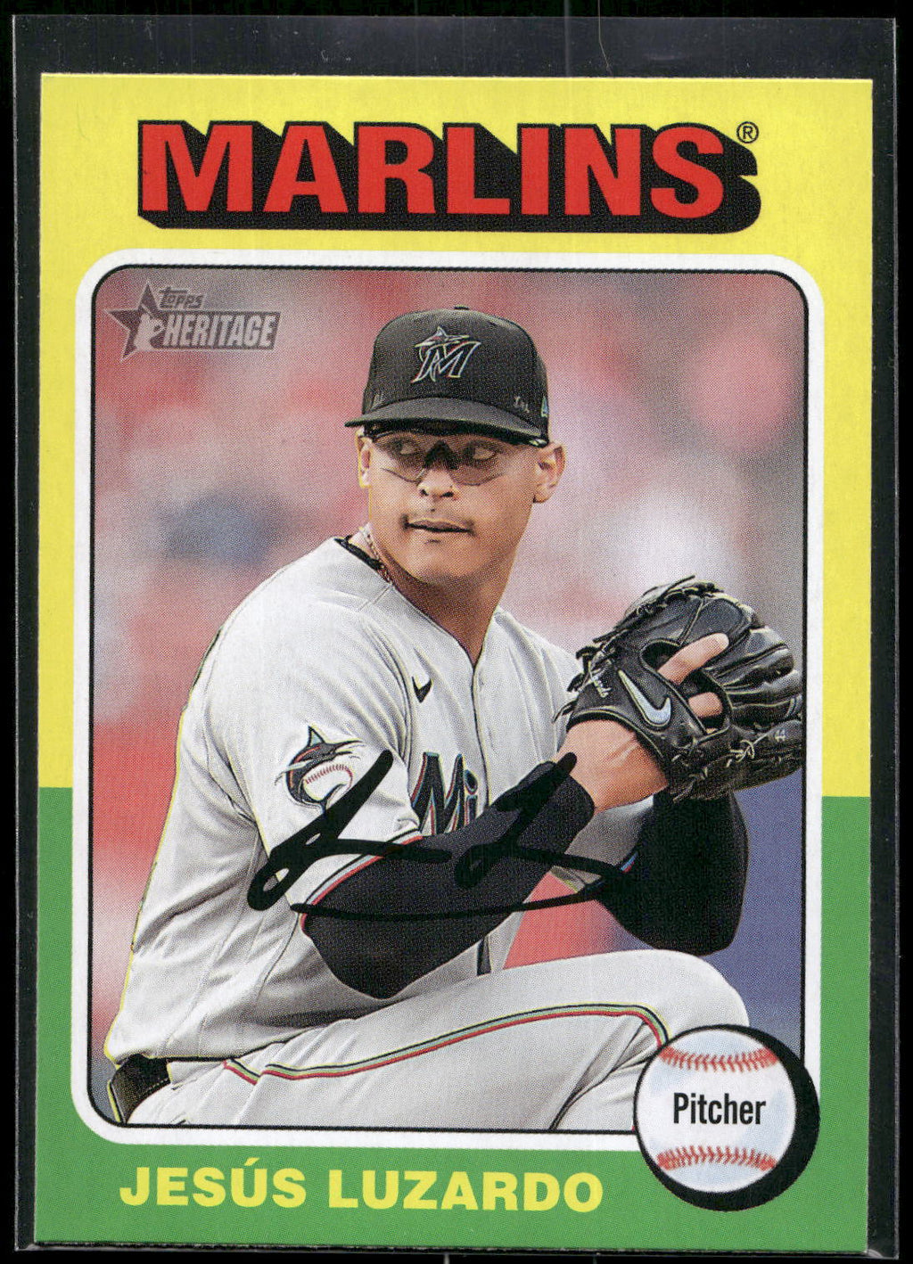 2024 Topps Heritage #448 Jesús Luzardo