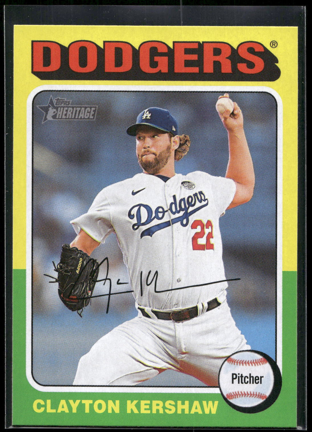 2024 Topps Heritage #386 Clayton Kershaw