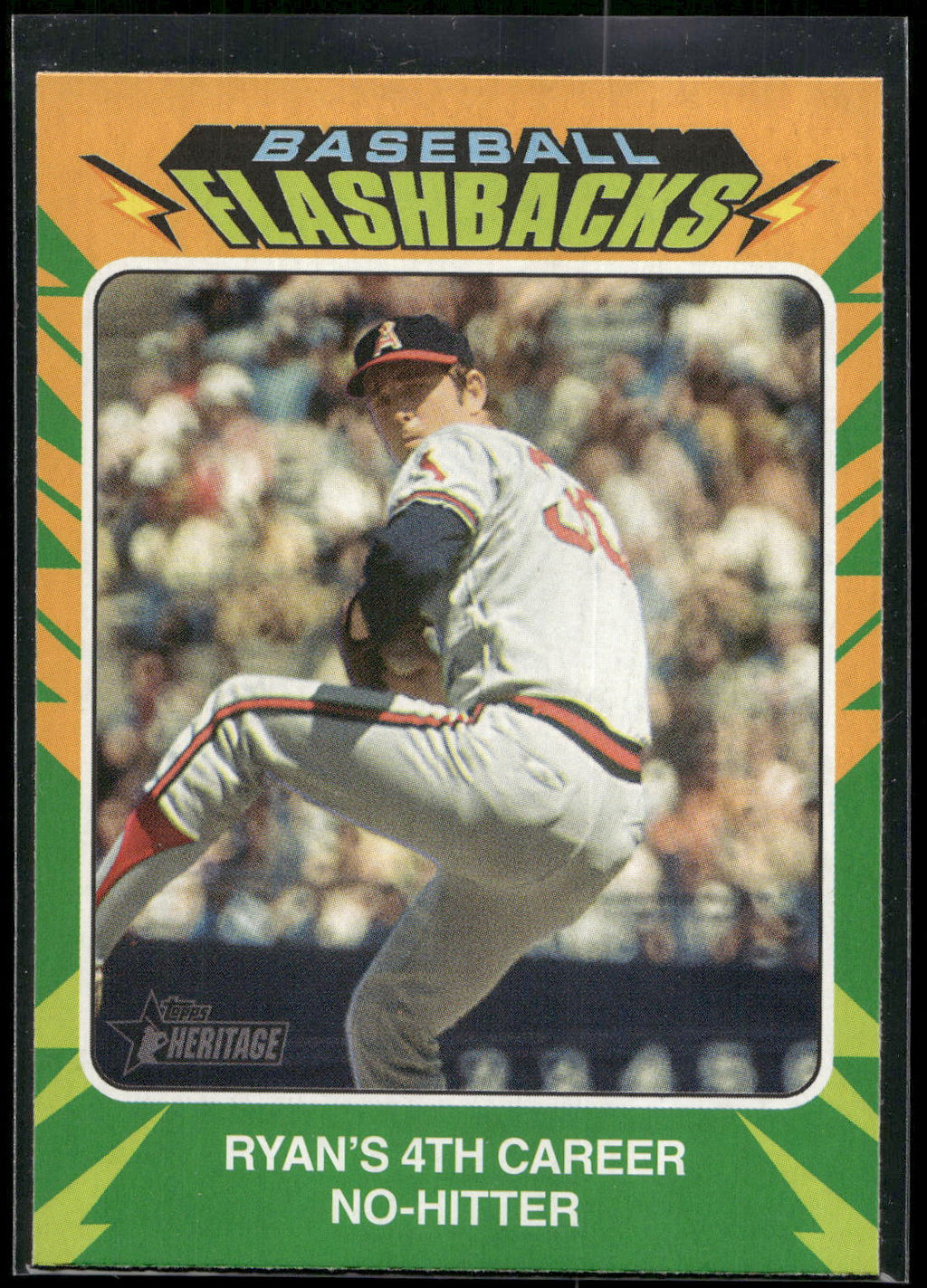 2024 Topps Heritage #BF-4 Nolan Ryan Baseball Flashbacks