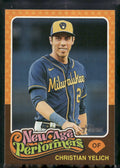 2024 Topps Heritage #NAP-17 Christian Yelich New Age Performers