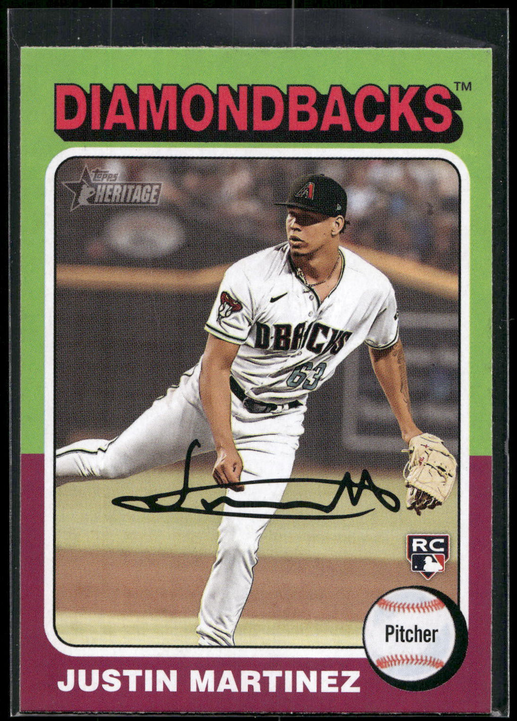 2024 Topps Heritage #169 Justin Martinez