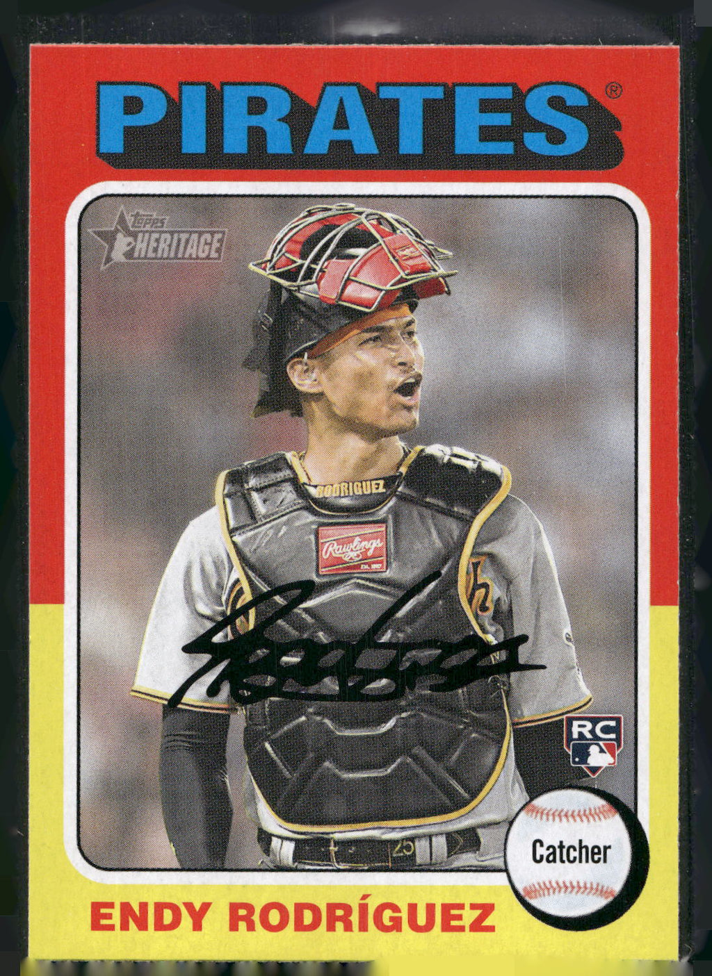 2024 Topps Heritage #488 Endy Rodríguez
