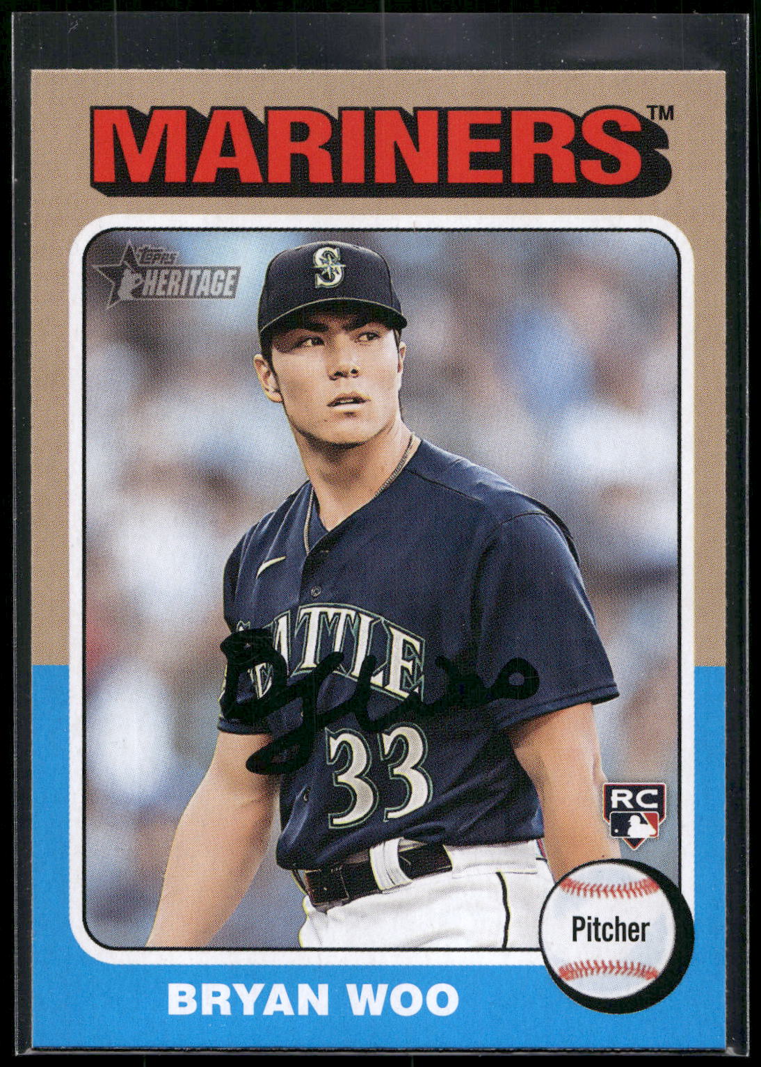 2024 Topps Heritage #245 Bryan Woo