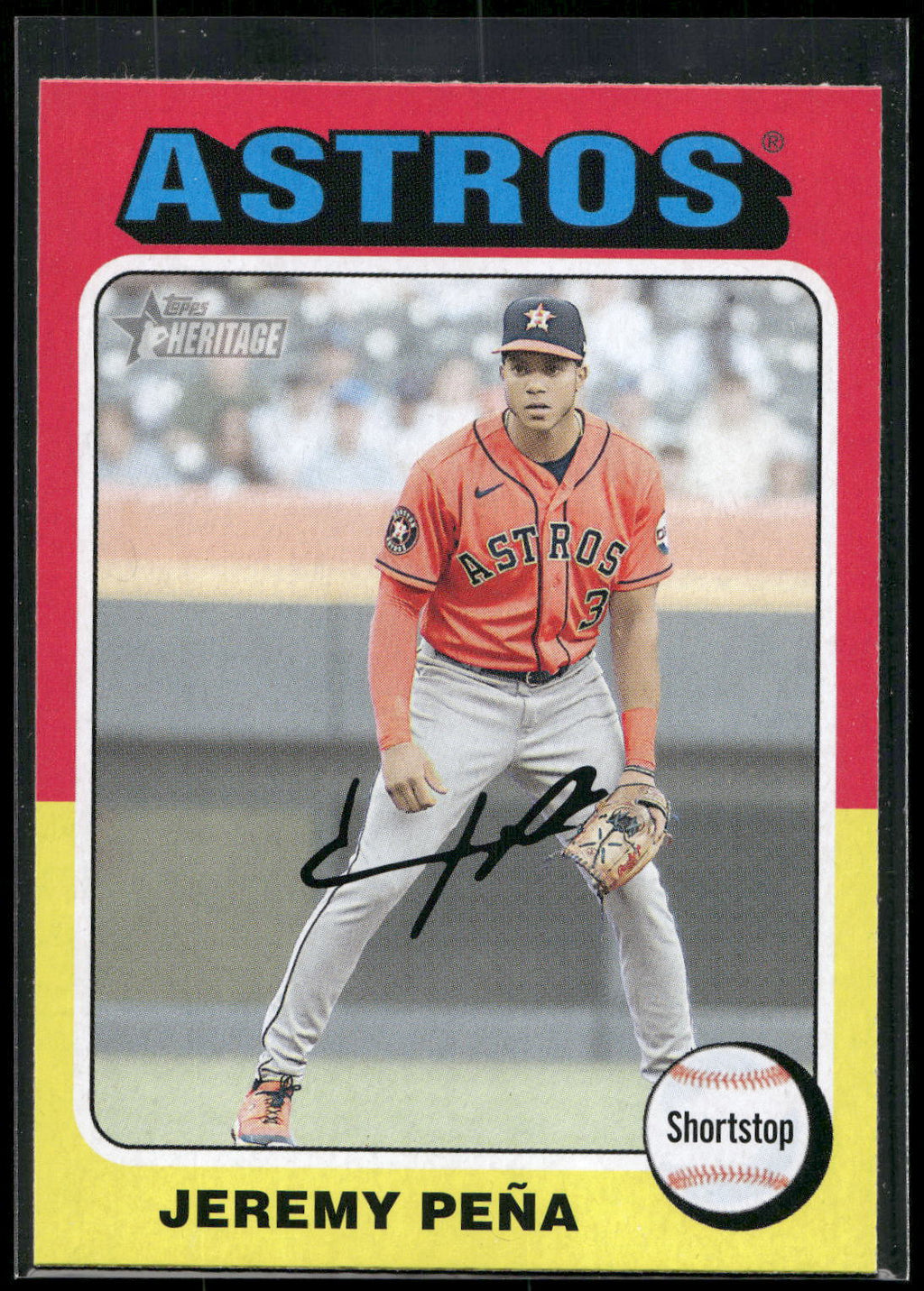 2024 Topps Heritage #305 Jeremy Peña