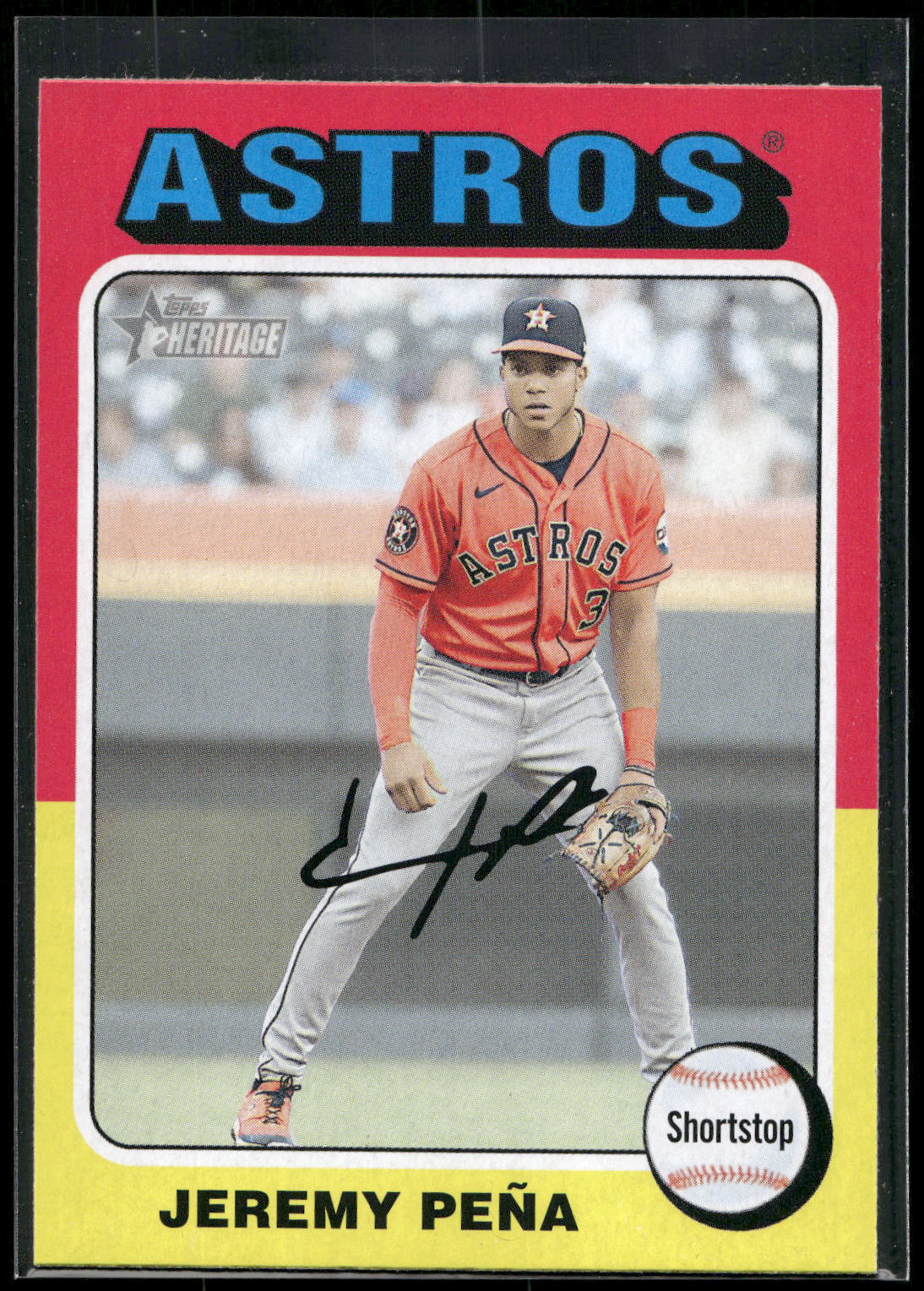 2024 Topps Heritage #305 Jeremy Peña
