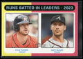 2024 Topps Heritage #308 Runs Batted In Leaders (Kyle Tucker / Matt Olson)