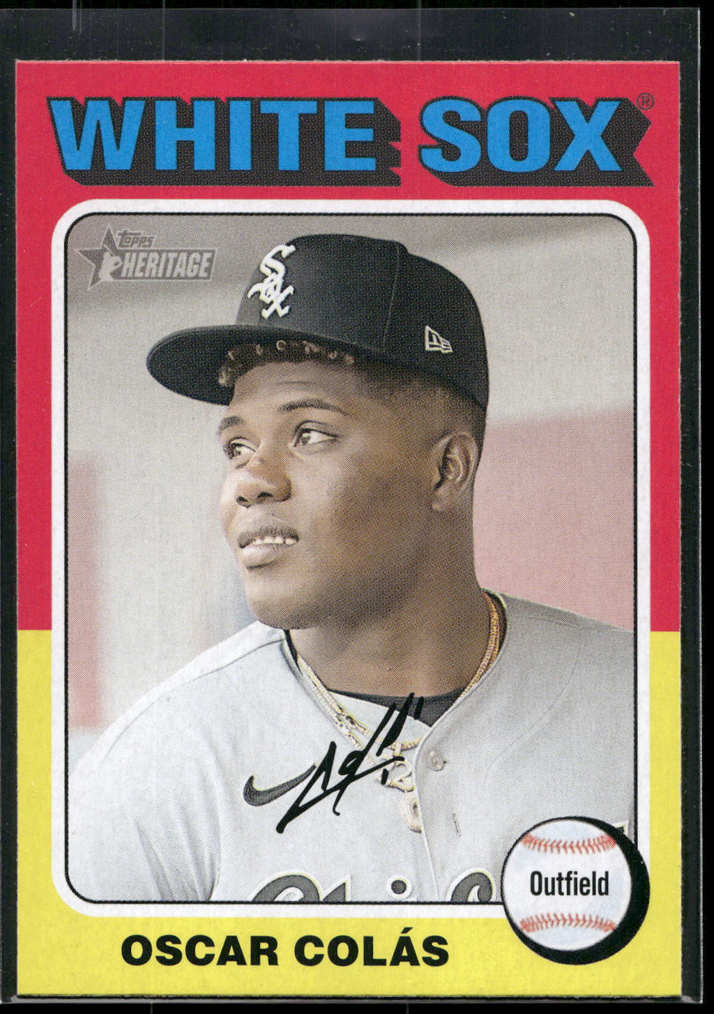 2024 Topps Heritage #218 Oscar Colás