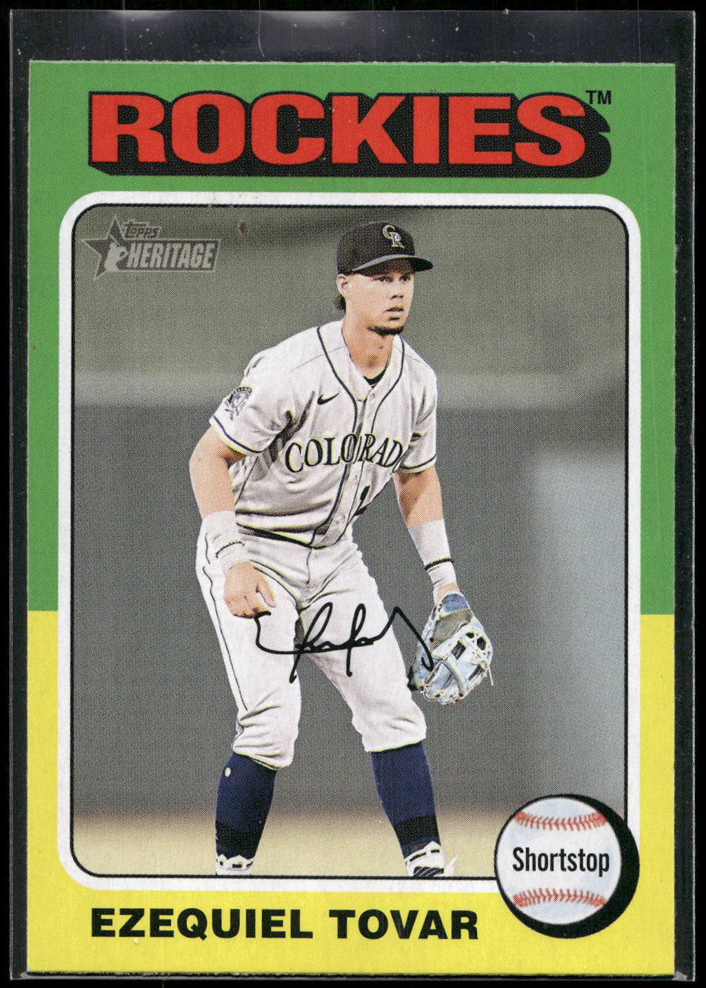 2024 Topps Heritage #328 Ezequiel Tovar