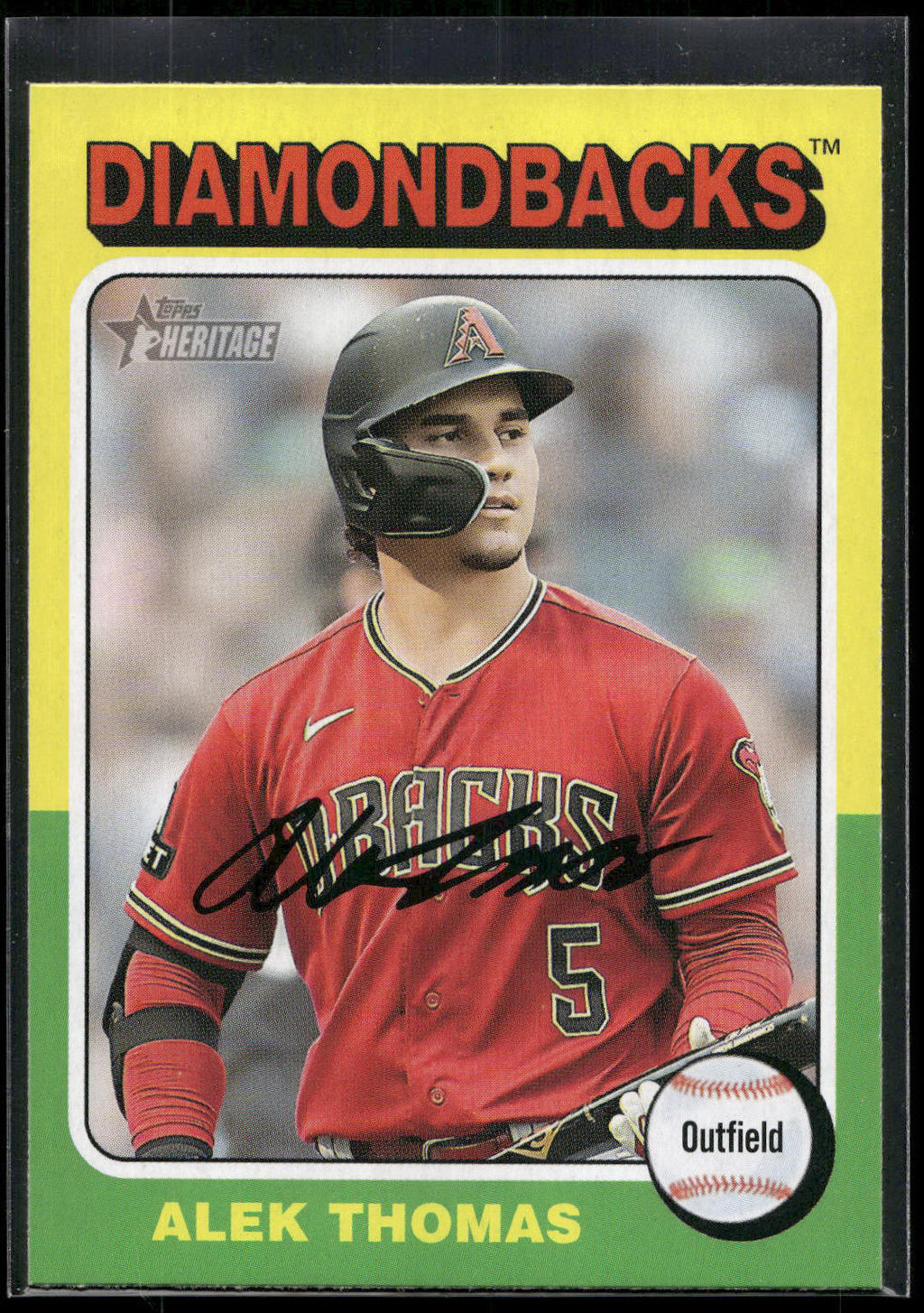 2024 Topps Heritage #289 Alek Thomas