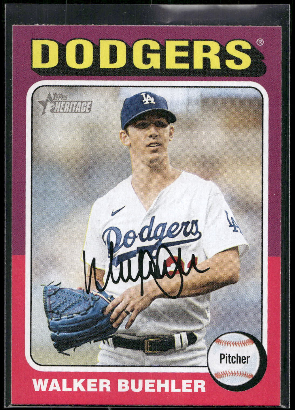 2024 Topps Heritage #363 Walker Buehler