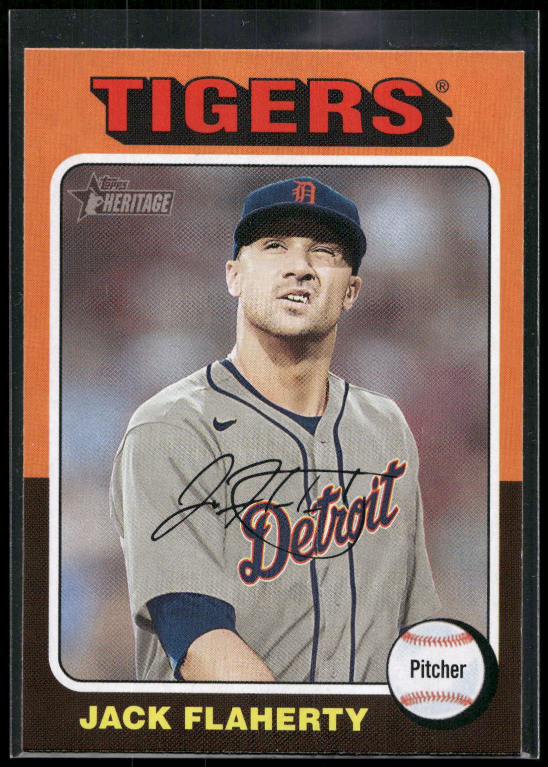 2024 Topps Heritage #357 Jack Flaherty