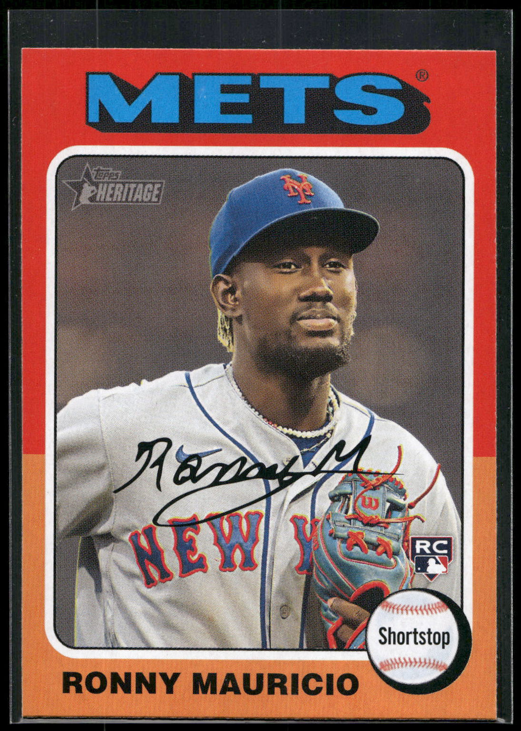 2024 Topps Heritage #296 Ronny Mauricio