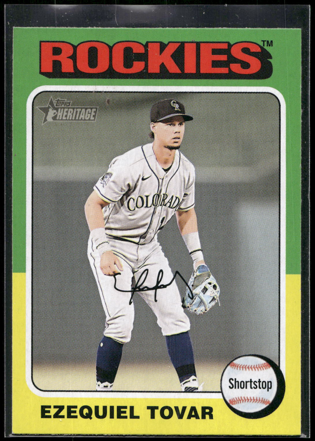 2024 Topps Heritage #328 Ezequiel Tovar