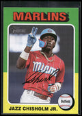2024 Topps Heritage #409 Jazz Chisholm Jr.