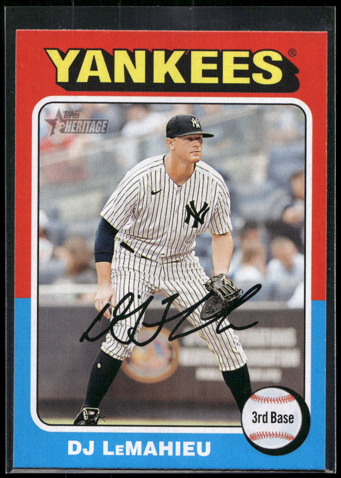 2024 Topps Heritage #481 DJ LeMahieu