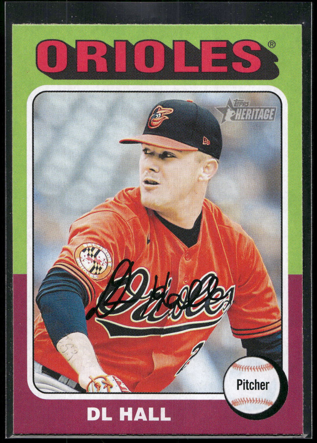 2024 Topps Heritage #500 DL Hall