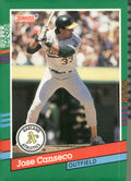 1991 Donruss #536 Jose Canseco