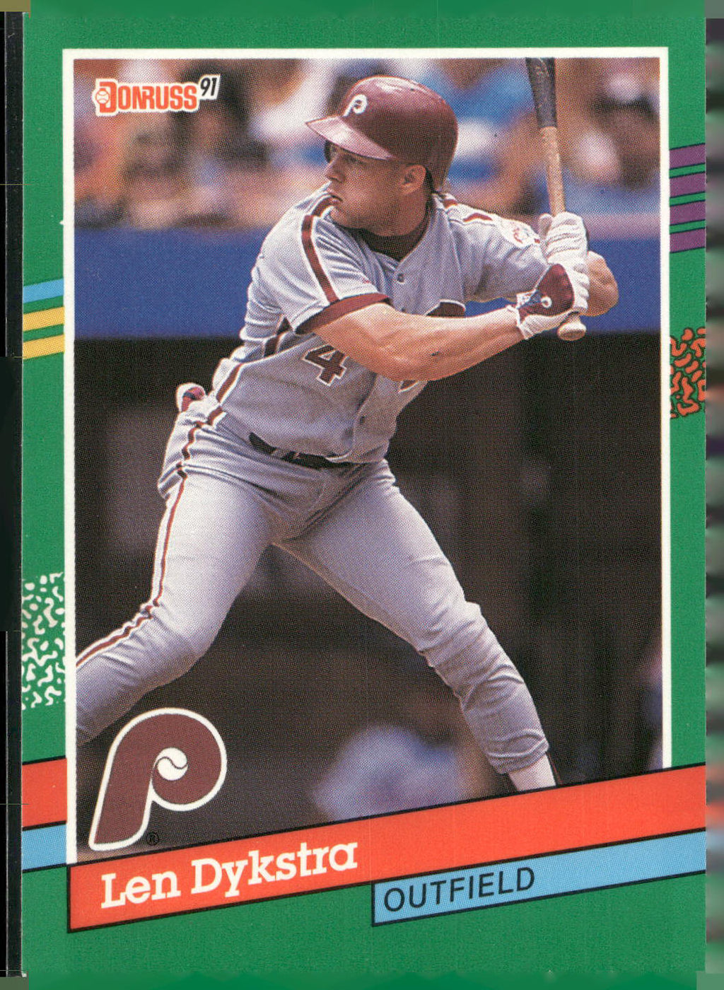 1991 Donruss #523 Len Dykstra