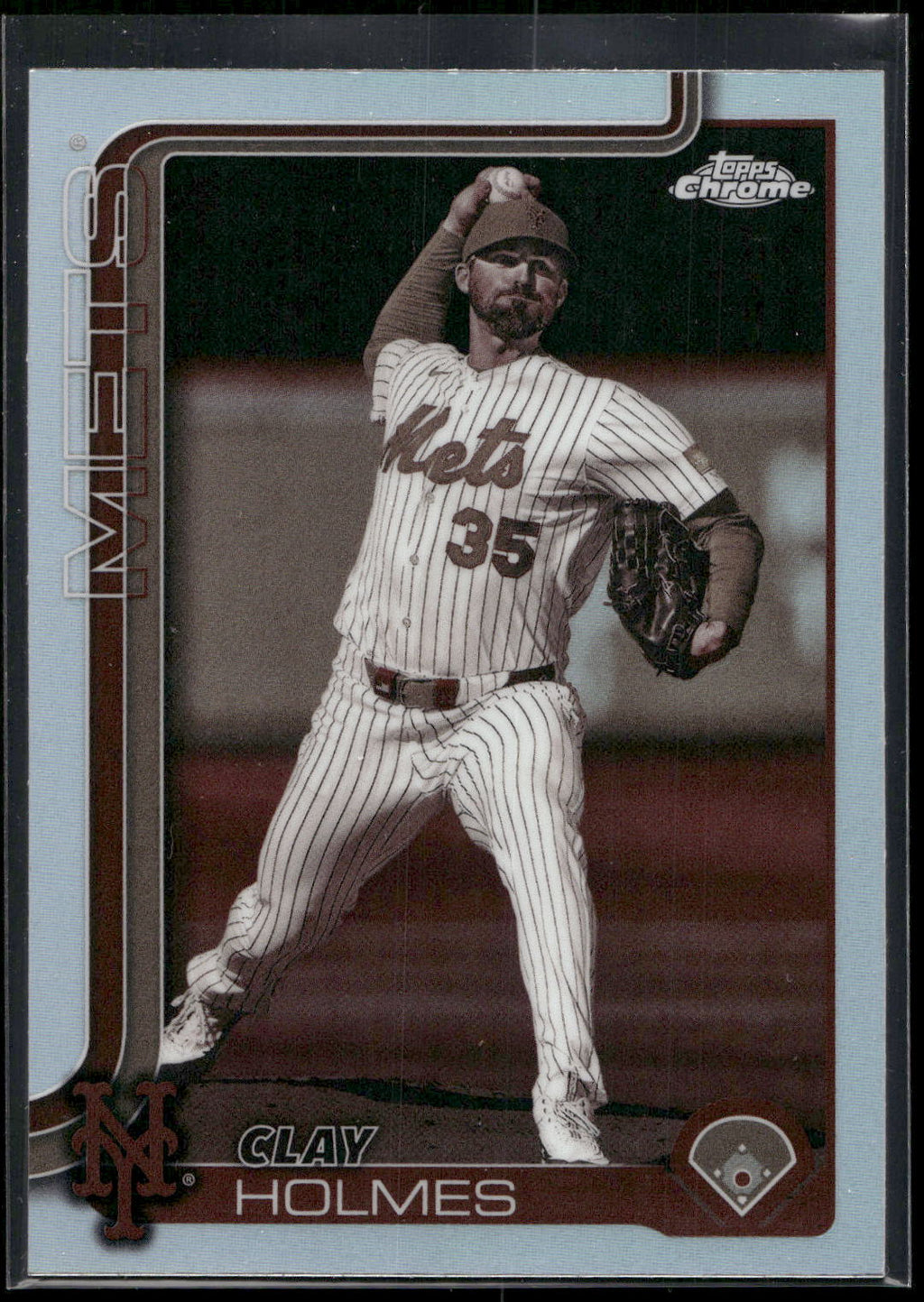 2025 Topps Chrome Update #USC30 Clay Holmes Sepia Refractors