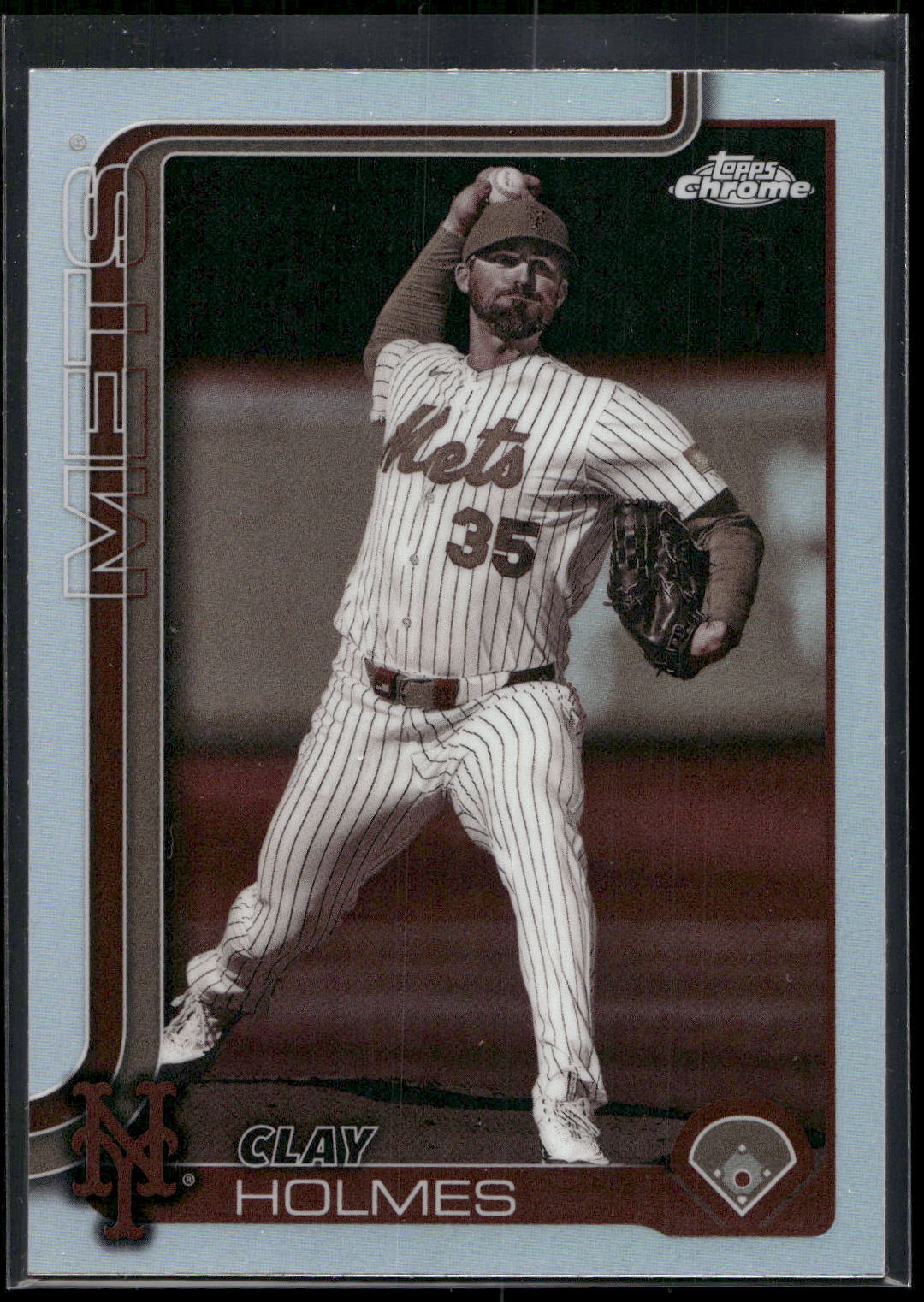 2025 Topps Chrome Update #USC30 Clay Holmes Sepia Refractors