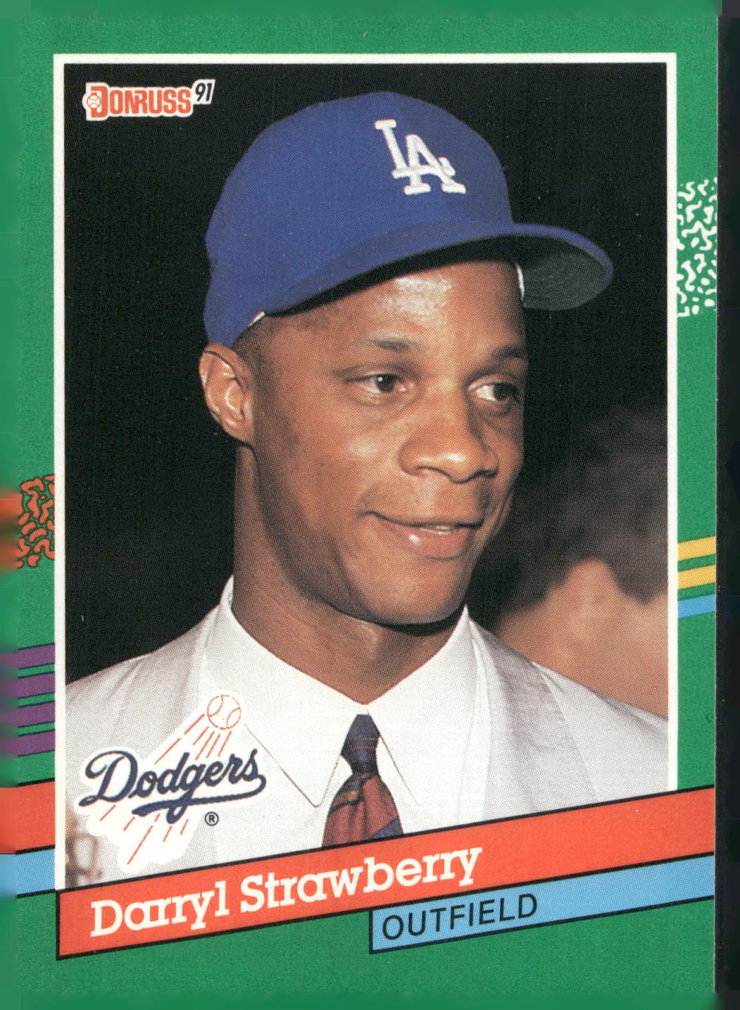 1991 Donruss #696b Darryl Strawberry