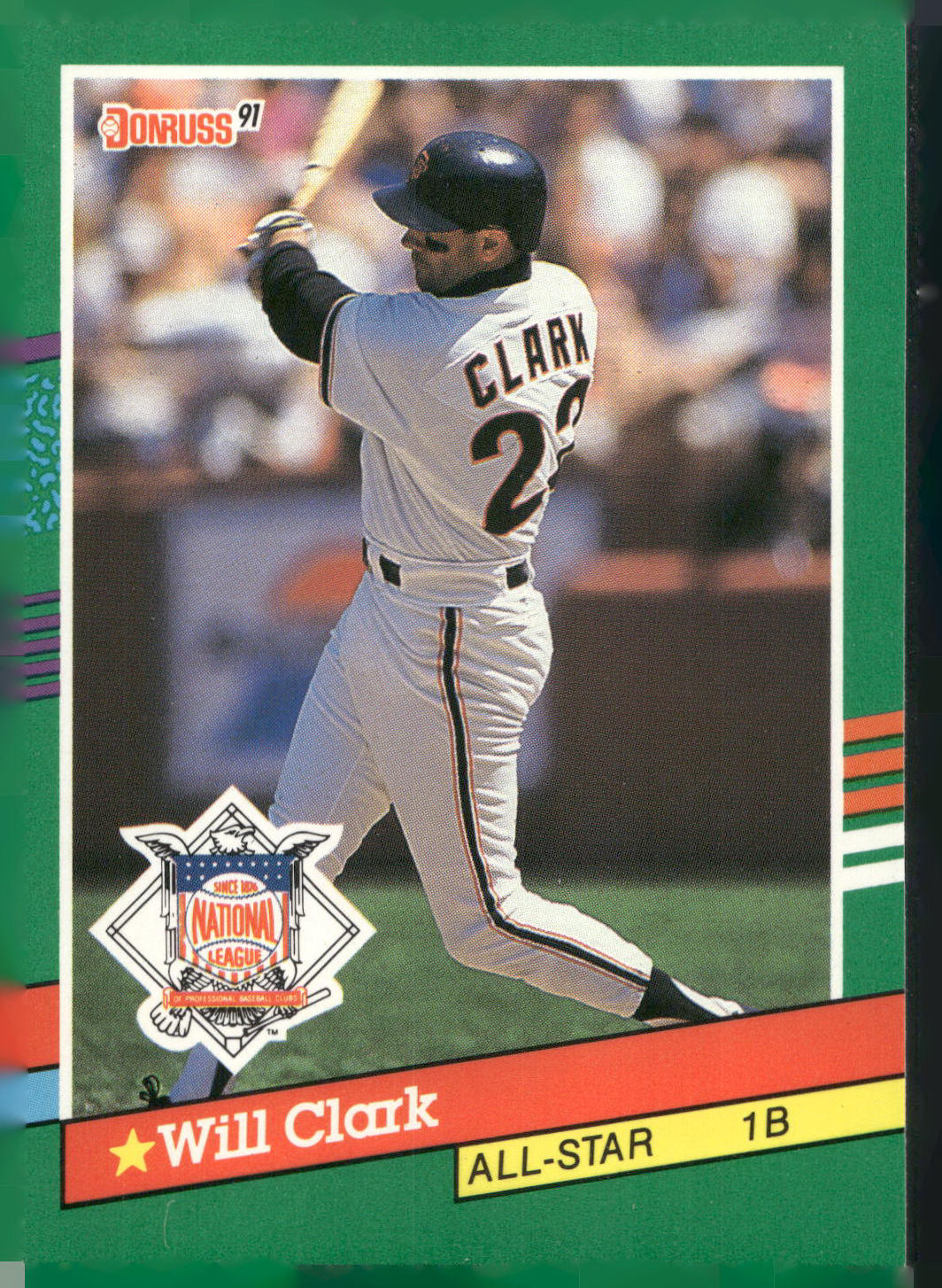 1991 Donruss #441 Will Clark
