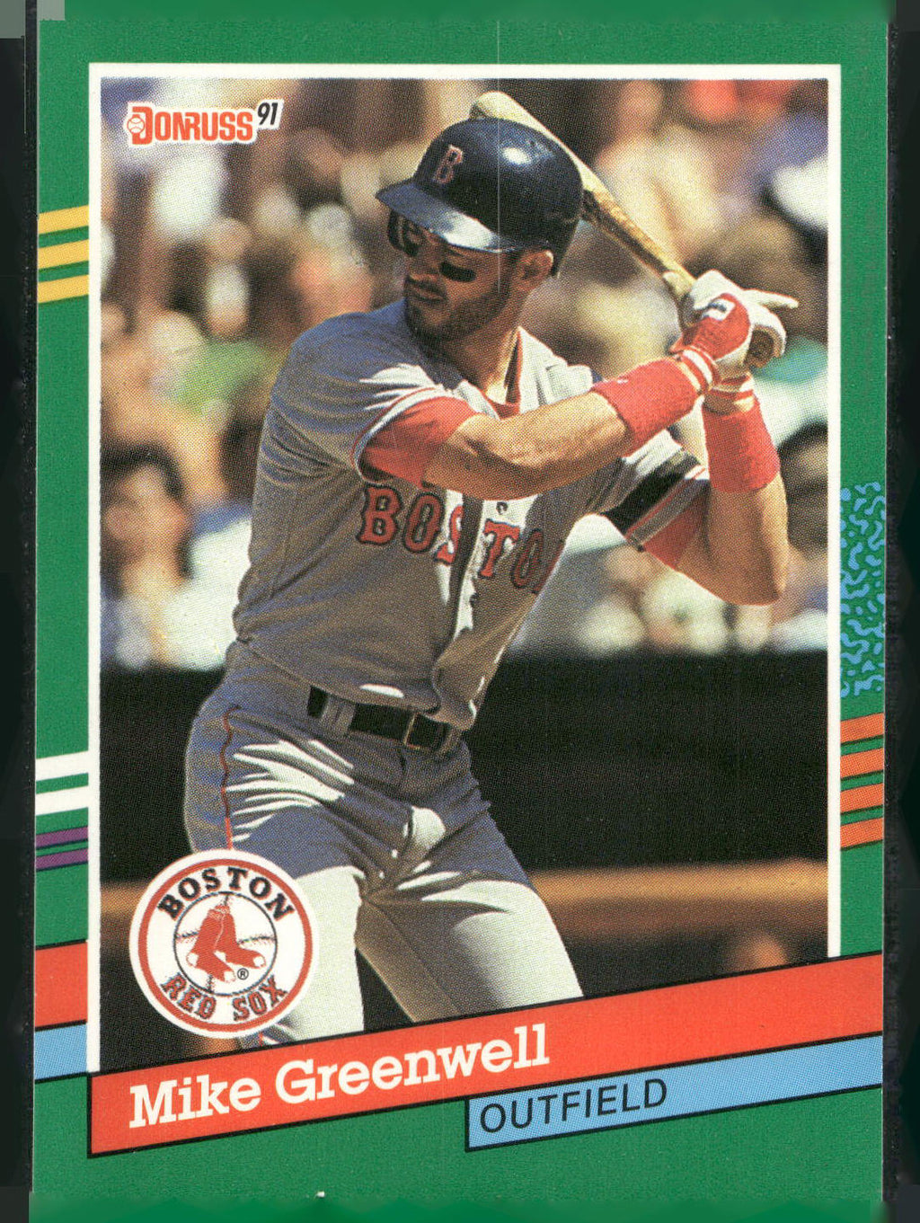 1991 Donruss #553 Mike Greenwell