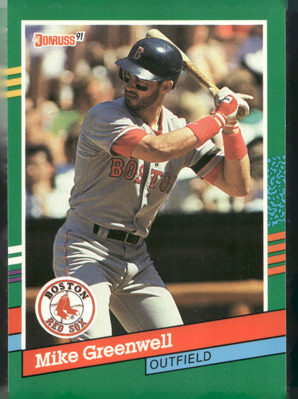 1991 Donruss #553 Mike Greenwell