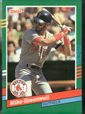 1991 Donruss #553 Mike Greenwell