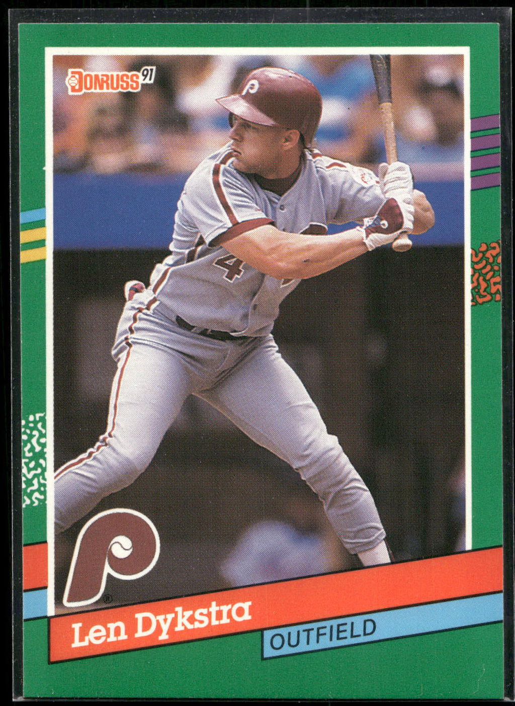 1991 Donruss #523 Len Dykstra