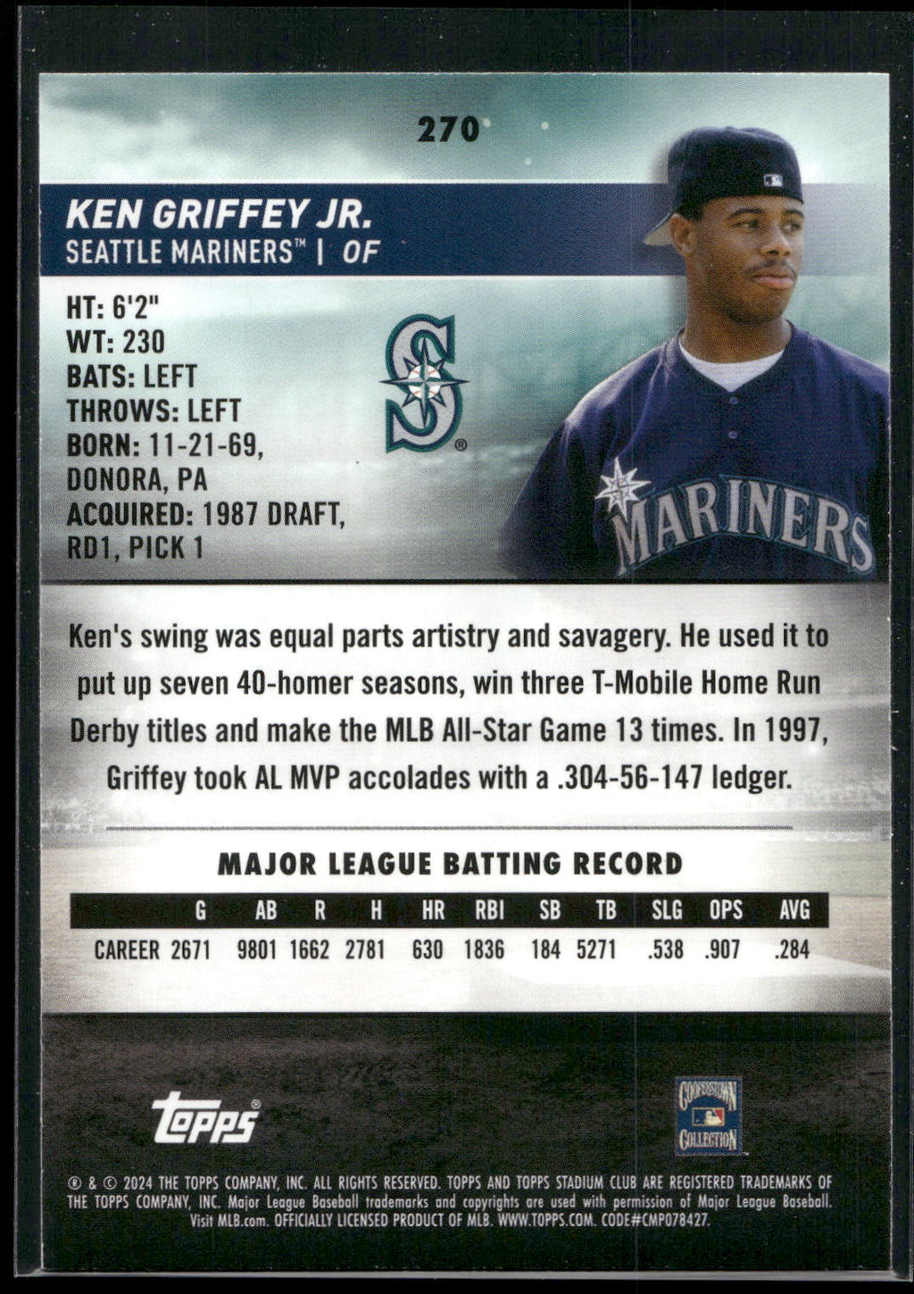 1998 Donruss #420 Ken Griffey Jr.