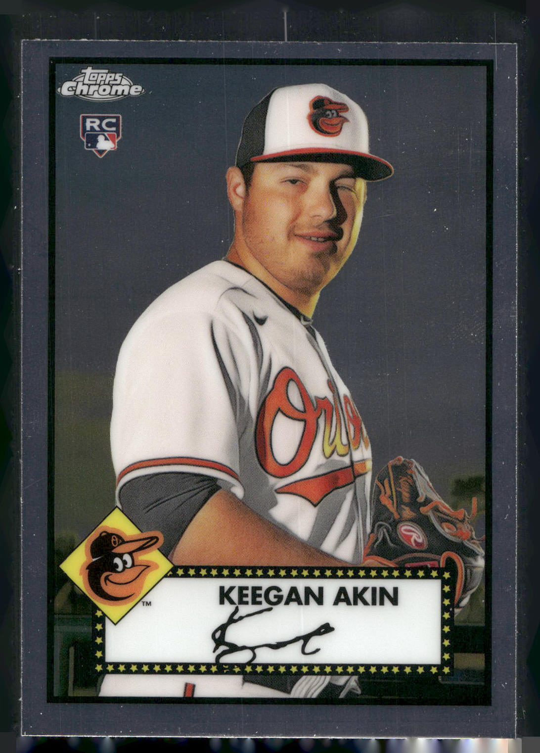 2021 Topps Chrome Platinum Anniversary #27 Keegan Akin