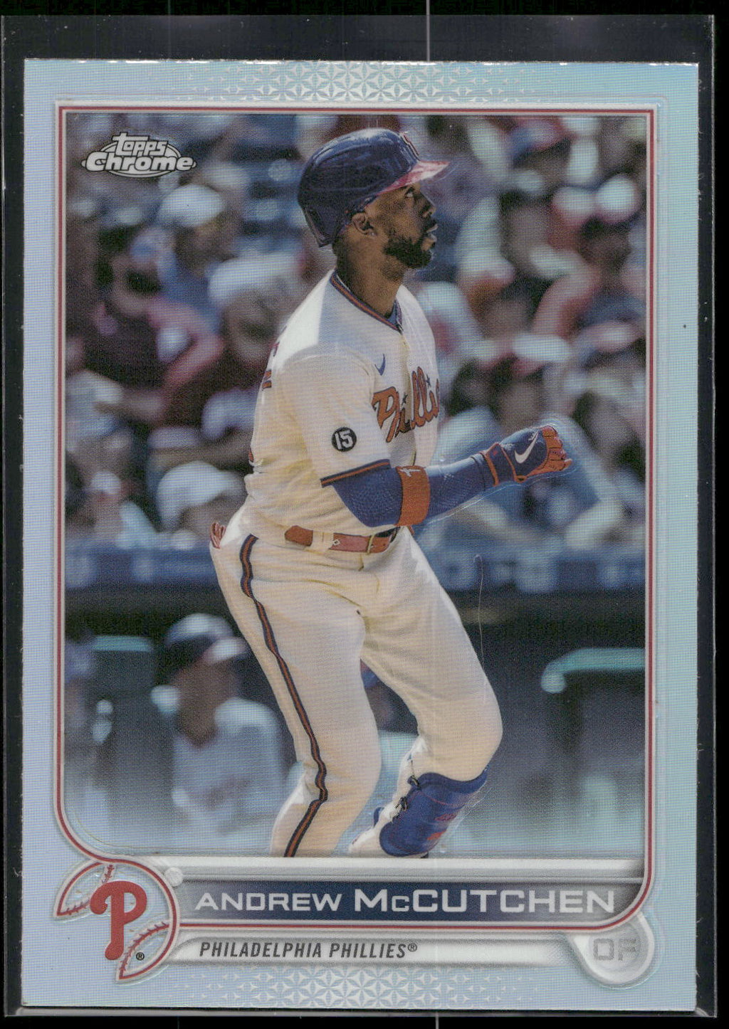 2022 Topps #655 Andrew McCutchen Rainbow Foil
