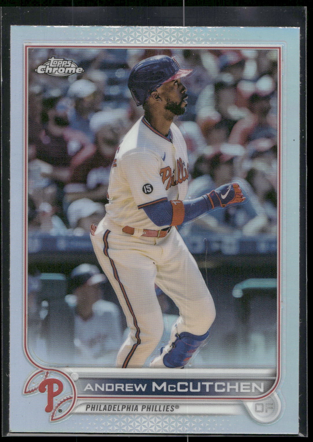2022 Topps #655 Andrew McCutchen Rainbow Foil