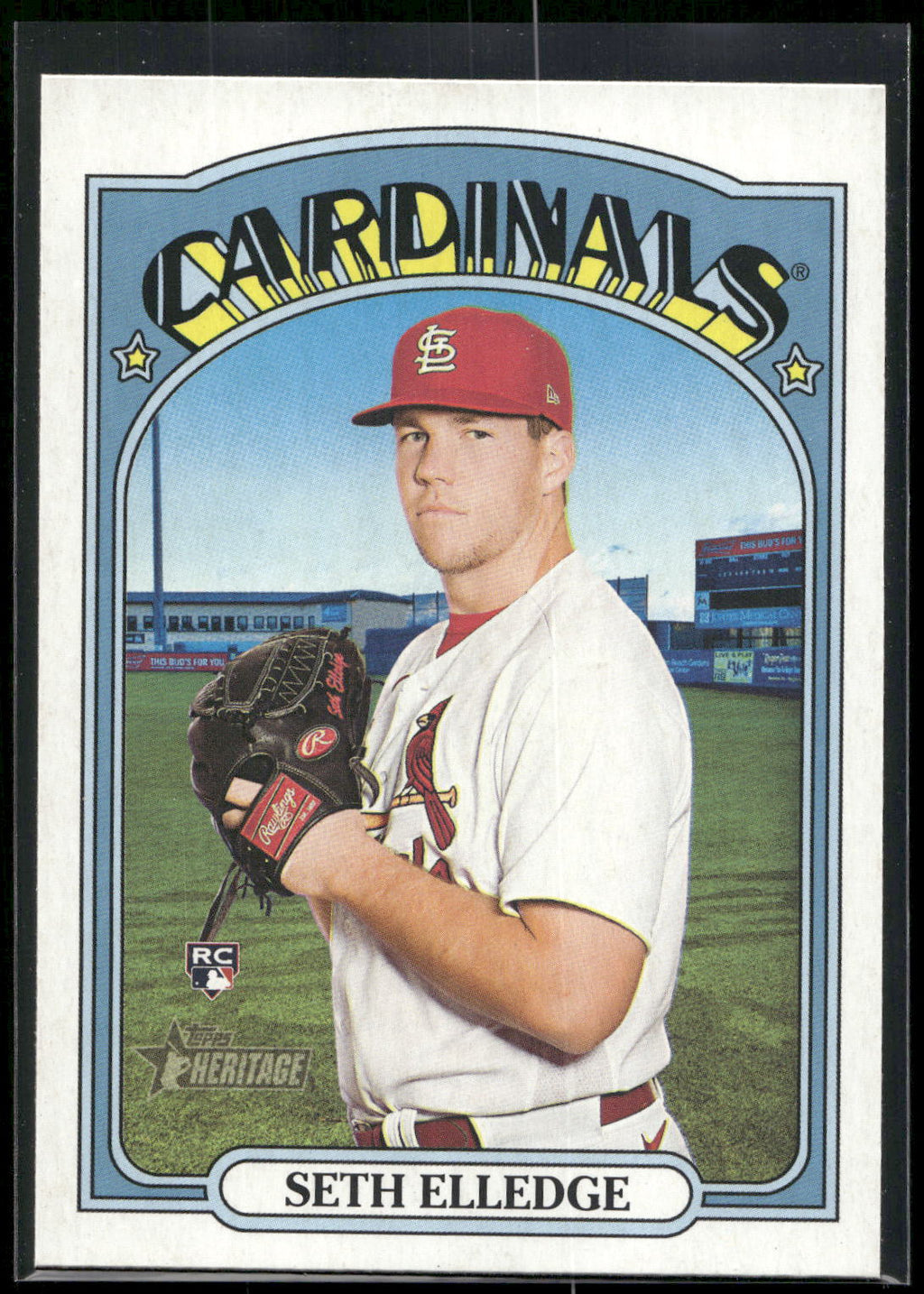 2021 Topps Heritage #549 Seth Elledge