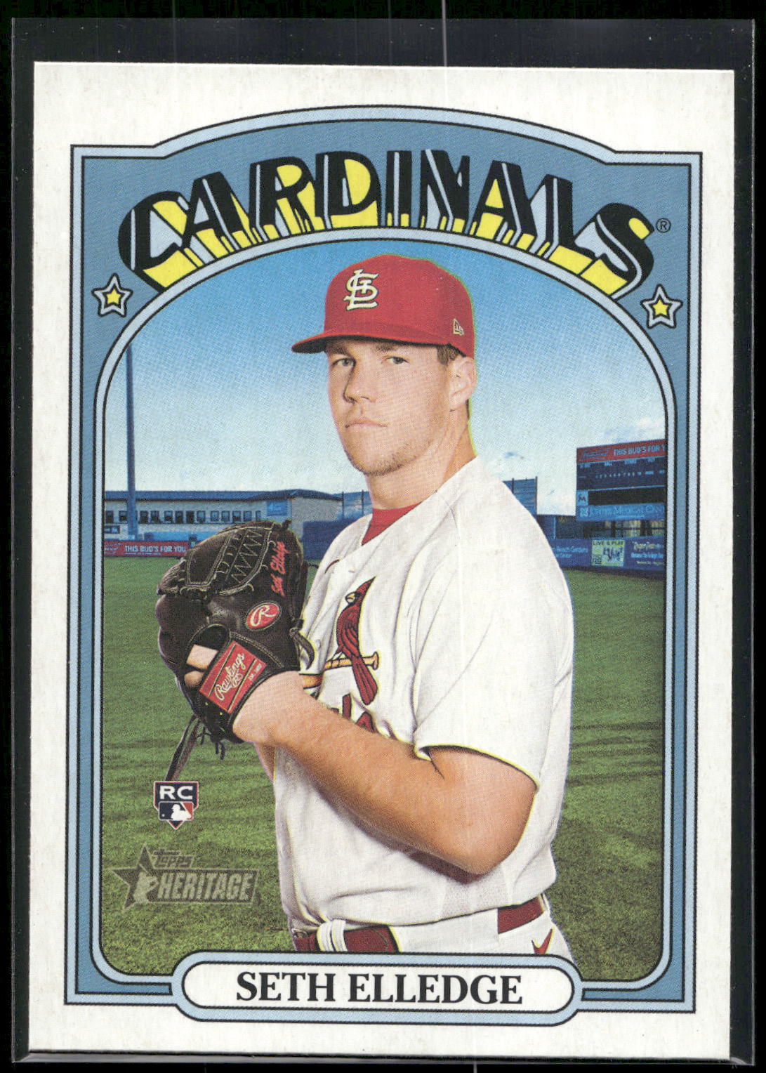 2021 Topps Heritage #549 Seth Elledge