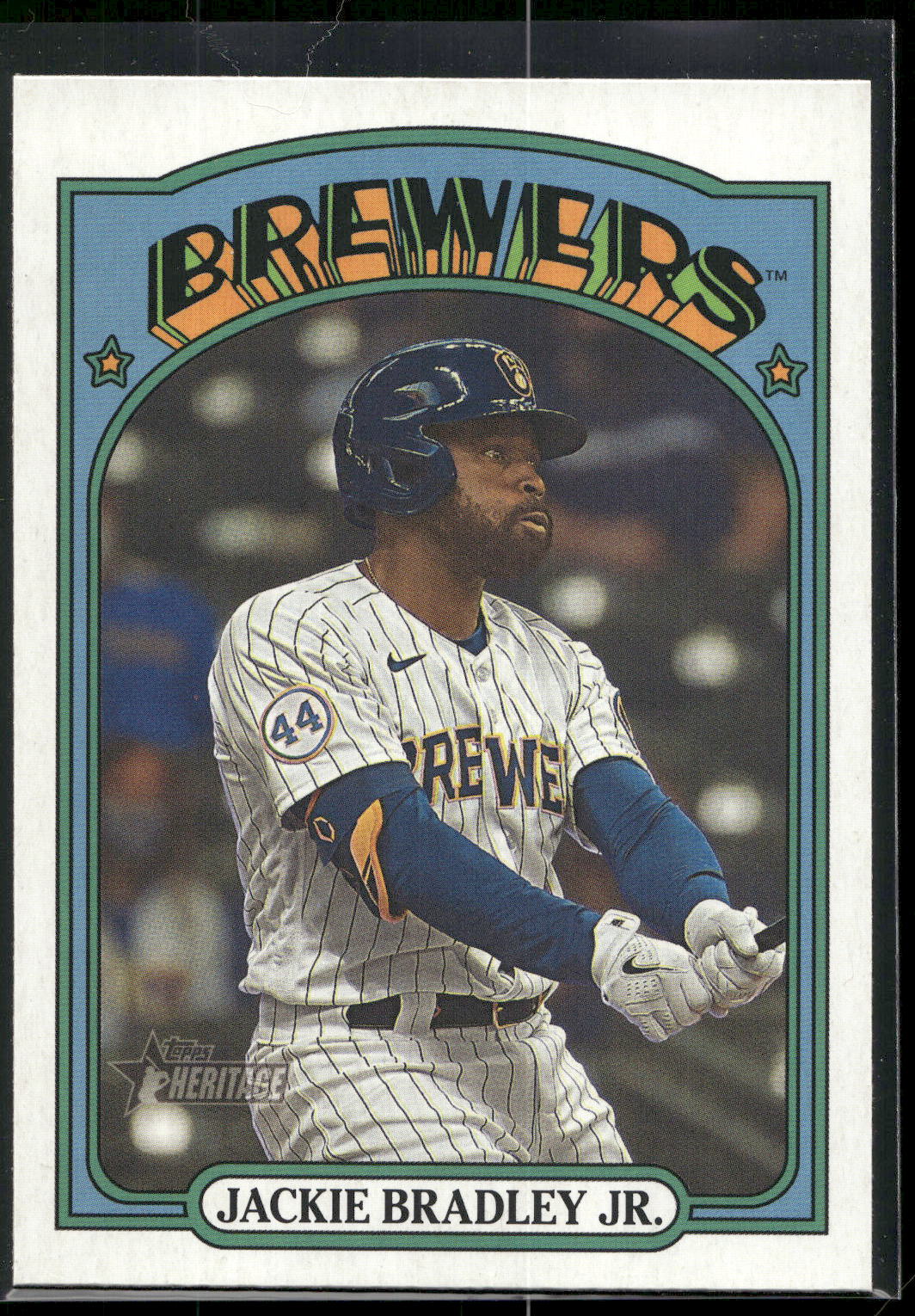 2021 Topps Heritage #586 Jackie Bradley Jr.