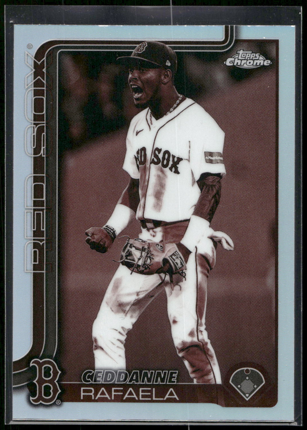 2025 Topps Chrome Update #USC126 Ceddanne Rafaela Sepia Refractors